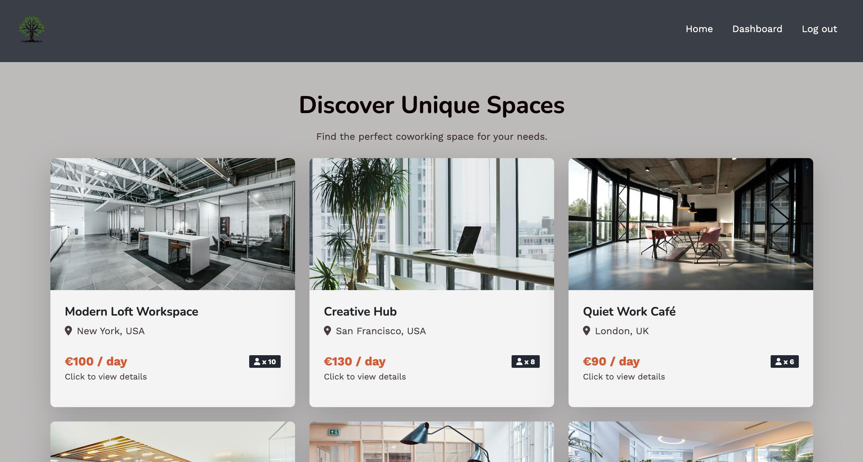 WorkTree Main Interface
